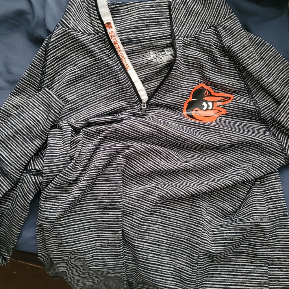Quarter zip Orioles long sleeve